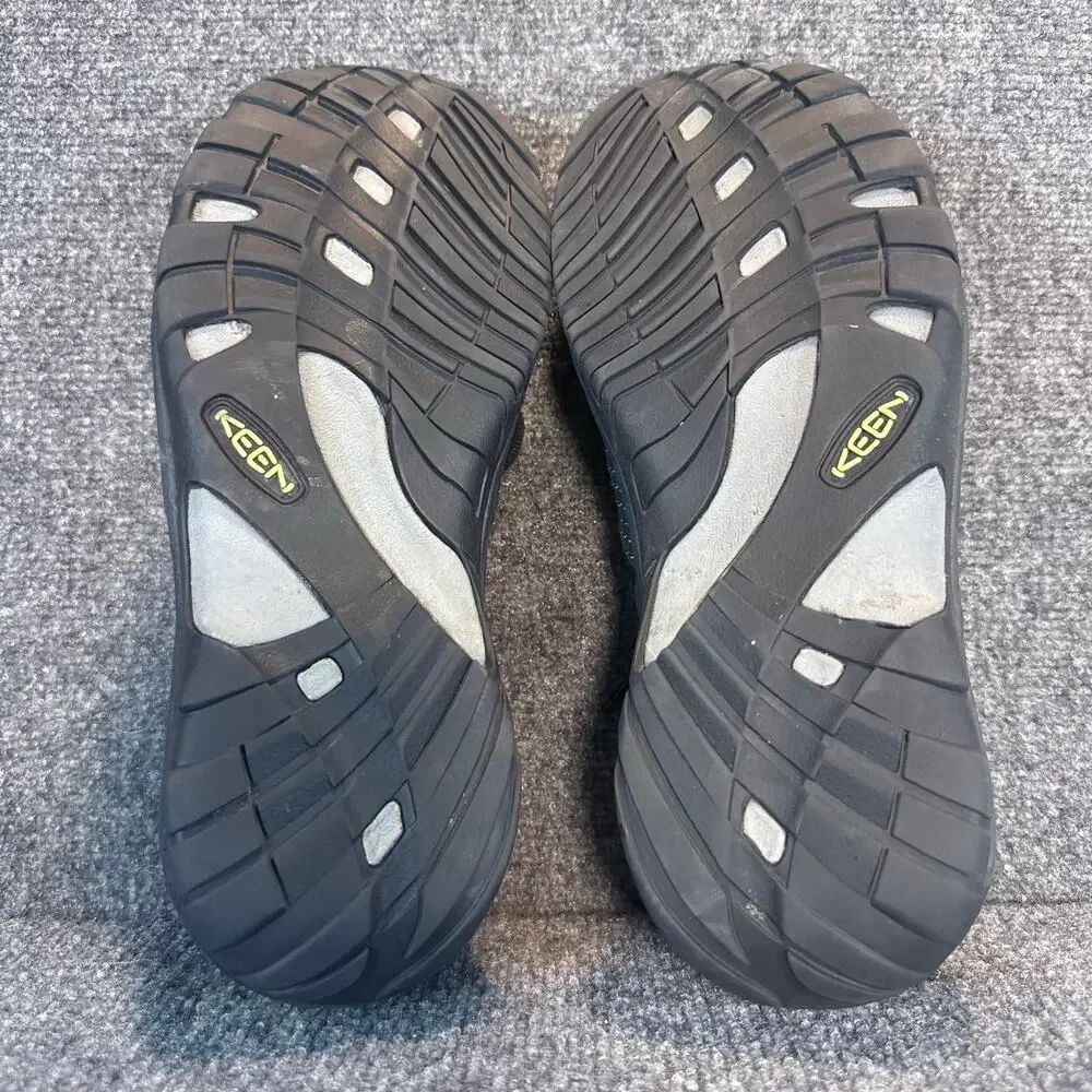 Keen PTC Utility Oxford Mens Shoes Size 11.5 Black Leather Slip Resistant Work